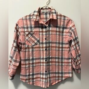 💸CLEARANCE 4/$15💸 SHEIN Pink and Gray Shirt